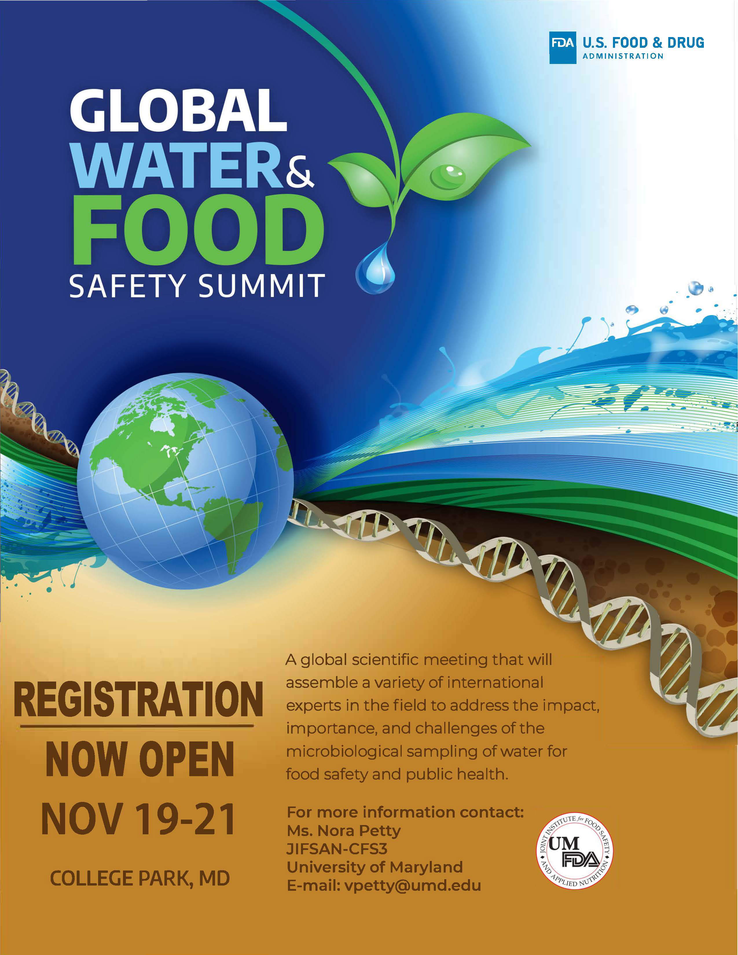 Global Water and Food Safety Summit JIFSAN